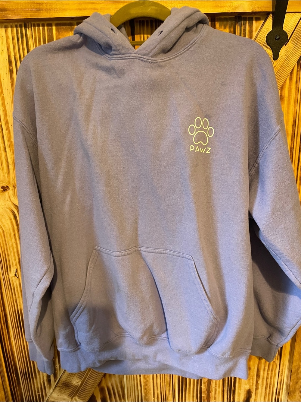 PAWZ Lavender Pullover Hoodie with Paw Emblem